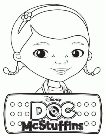 Disney Doc McStuffins Coloring Page | dra juguetes