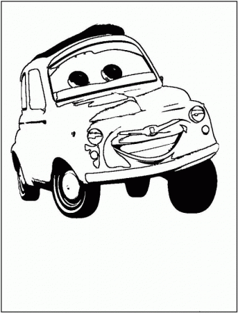 Cars Disney Coloring Pages