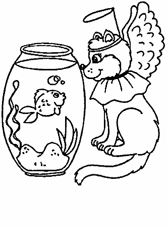 Cats Cat17 Animals Coloring Pages & Coloring Book