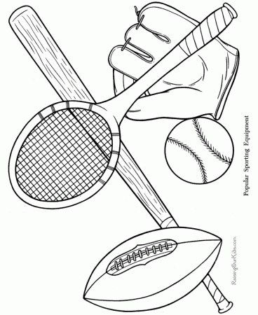Sports Coloring Pages For Kids | Coloring Pages