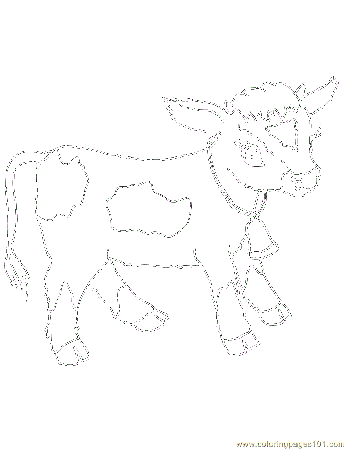 Cow Coloring Pages - smilecoloring.com