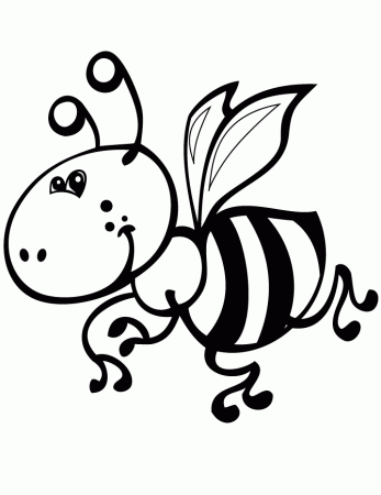 Search Results » Bumble Bee Coloring Page