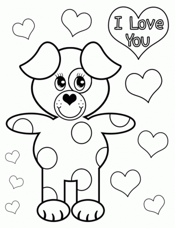 I Love You Bear Coloring Pages Coloring Pages 284258 I Love You 