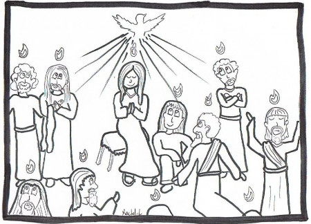 God Created People Coloring Page