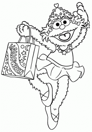 Cartoon: Online Sesame Street Coloring Pages Picture, ~ Coloring 