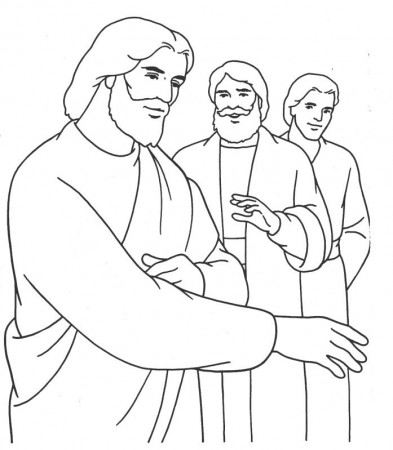 Jesus-coloring-6 | Free Coloring Page Site