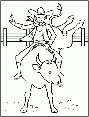 Cowboy Coloring Pages To Print | So Percussion