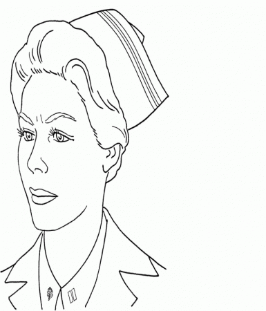 Nurse Job Coloring Pages - Doctor Day Coloring Pages : Girls 