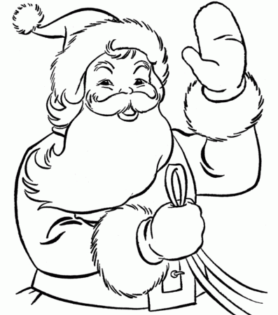 Download Highfive Santa Coloring Page Or Print Highfive Santa 