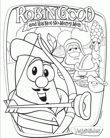 Veggie Tales Coloring Pages 55118 Veggie Tale Coloring Pages