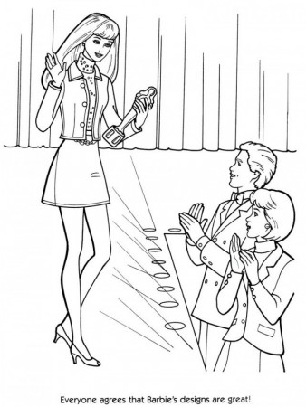 Barbie Fashion Coloring Pages 64 3468 Print Coloring Page Res 