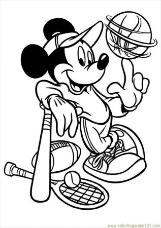 Coloring Pages Mickey Mouse 006 (Cartoons > Mickey Mouse) - free 