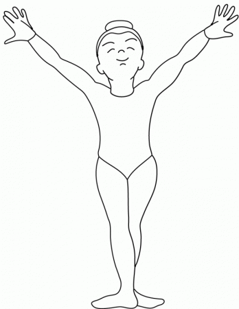 gymnastics pictures to color | Coloring Picture HD For Kids 