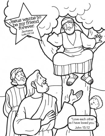 Zacchaeus" (Luke 19:1-8) | sunday school / youth group