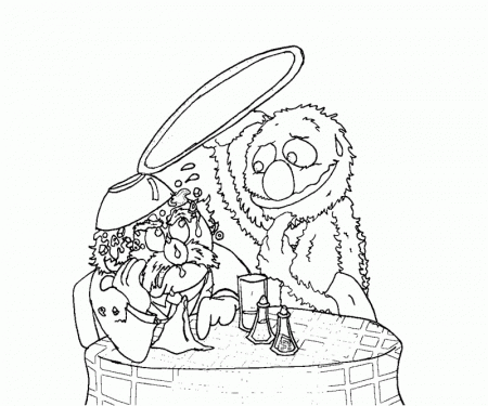 8 Sesame Street Coloring Page