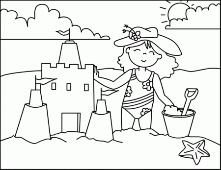 summer coloring page for kids | HelloColoring.com | Coloring Pages