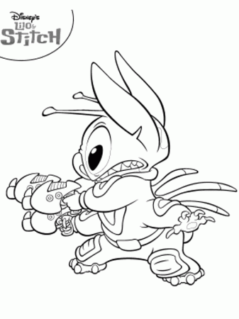 Lilo and Stitch Colouring Pages- PC Based Colouring Software 