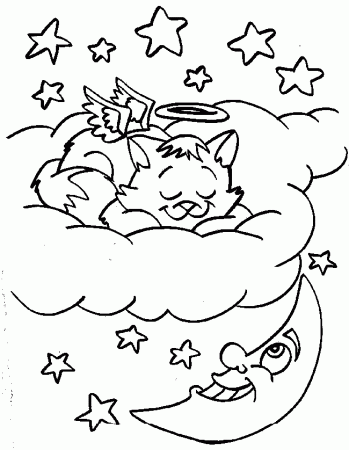 Coloring Page - Christmas angel coloring pages 7