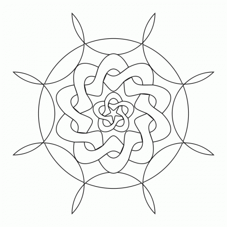 Simple Mandala Template Images & Pictures - Becuo