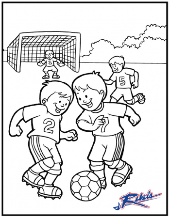 Print Your Byrnes Soccer Coloring Page 2467 Kb 615x791px Football 