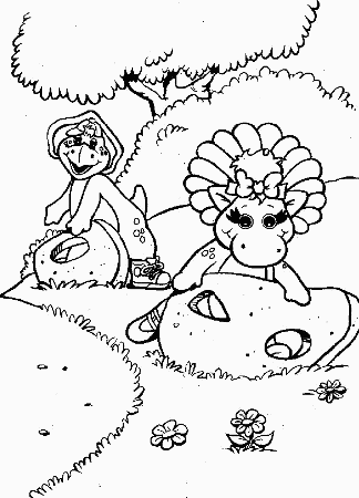 Barney Coloring Pages (21 of 33)