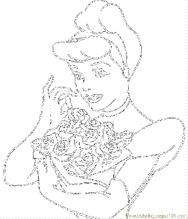Coloring Pages Princess Coloring 4 2 (Cartoons > Cinderella 