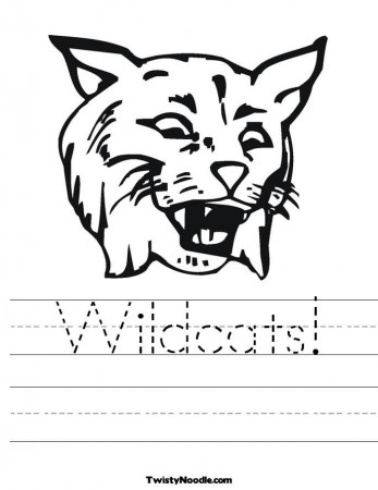 Wildcat Coloring Pages