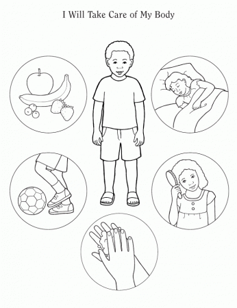 Coloring Pages Of Body Parts 364 | Free Printable Coloring Pages