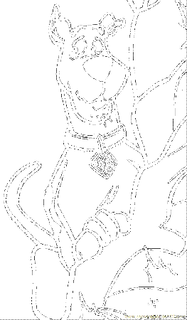 Coloring Pages Scooby Doo Color Page 006 (Cartoons > Scooby Doo 