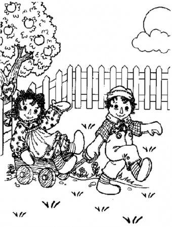 Raggedy Ann and Andy | Coloring pages and Printables