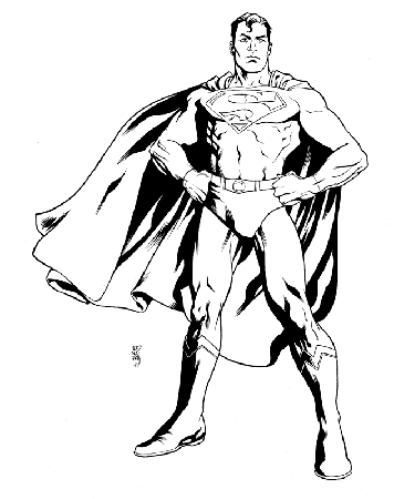 man of steel Superman coloring pages for kids | Best Coloring Pages