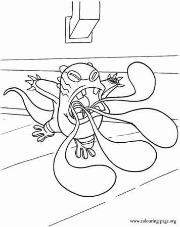 Ben 10 - Upchuck Alien coloring page