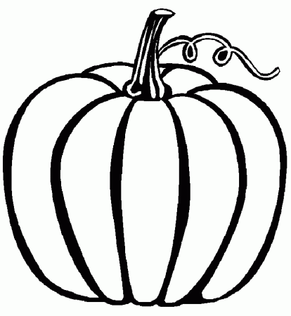 Thanksgiving Pumpkin Coloring Pages Printables Picture 2 