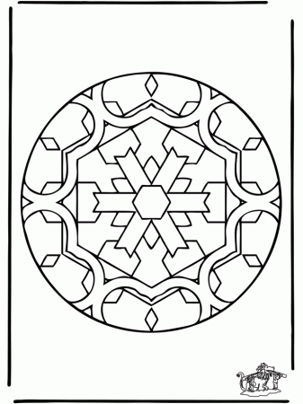 Free Coloring Pages Mandalas 6 | Free Printable Coloring Pages