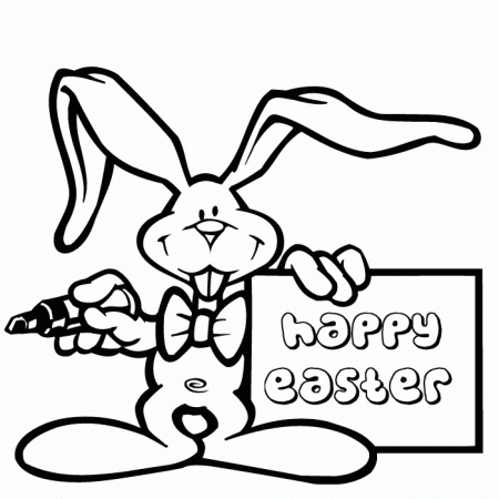coloring pages of easter bunny | Coloring Picture HD For Kids 