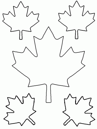 Maple Leaf Printable