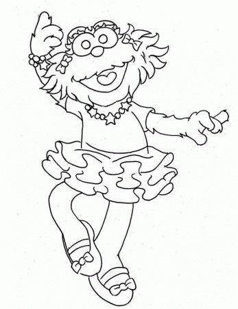 sesame_street_coloring_pages_5_ballet_full costumes --- Coloring 