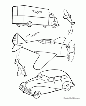 Coloring Pages of Cars 024
