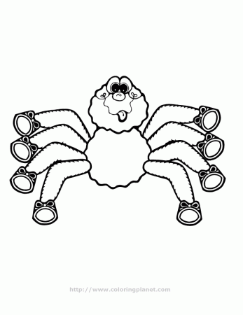 spider003PR printable coloring in pages for kids - number 1985 online