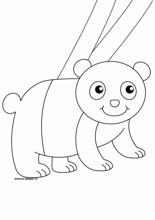 Pandas Colouring Pages (page 2)