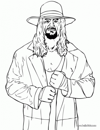 Undertaker Coloring Pages | 99coloring.com