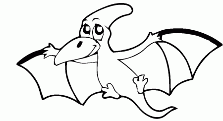 pterodactyl coloring page | Crayon Pages