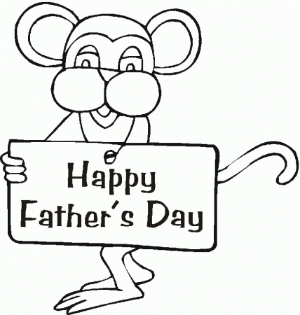 Father's Day Coloring Pages for Kids- Free Coloring Sheets to download