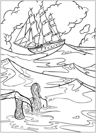 Welcome to Dover Publications | Fantasy - Mermen, Mermaids & Sirens |…