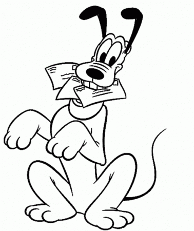 Download Letters And Pluto Coloring Pages Or Print Letters And 