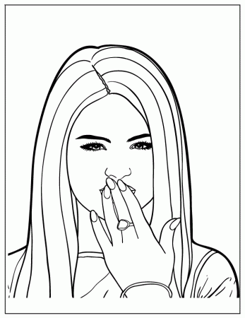 selena gomenz Colouring Pages (page 3)