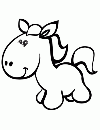 Cartoon Horse Coloring Pages - Free Printable Coloring Pages 