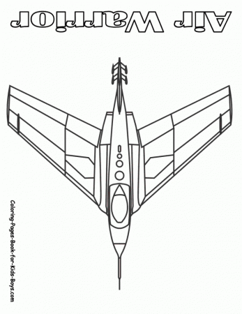 Airplane Coloring Pages Fighter Jet Airplane Coloring Pages Kids 
