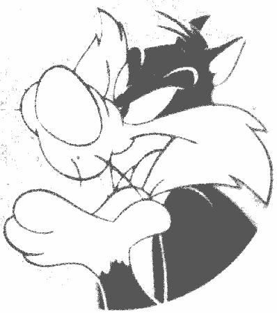 Sylvester blue Colouring Pages