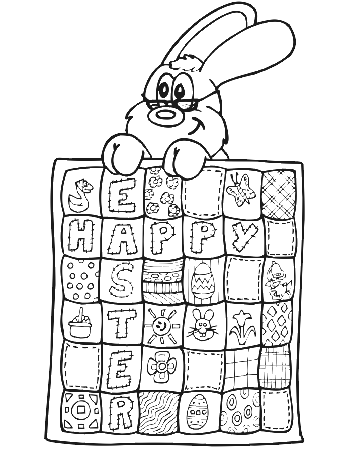Coloring Page For Book Patchwork Quilt
